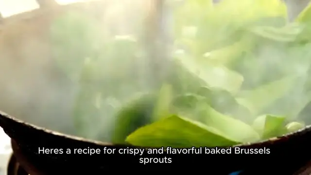 Video thumbnail for baked brussel sprouts recipe