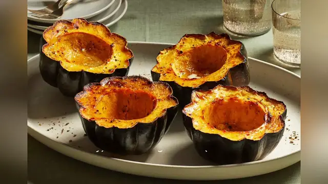 Video thumbnail for acorn squash recipe