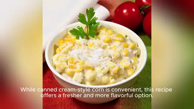 Video thumbnail for cream style corn recipe