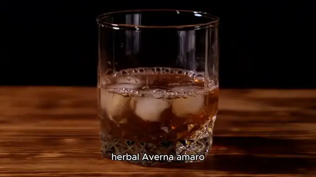 Video thumbnail for black manhattan recipe