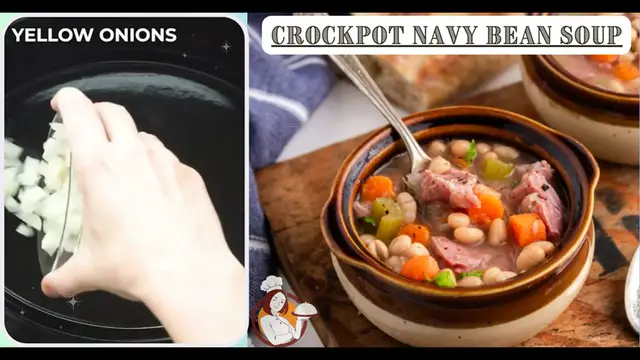 Video thumbnail for Crockpot Navy Bean Soup