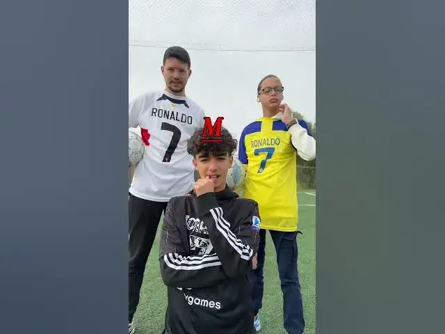 Video thumbnail for سمي لاعب بهذا الحرف لعب مع كريستيانو رونالدو #shorts