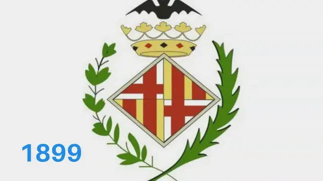 'Video thumbnail for Todos los escudos que ha tenido el FC Barcelona'