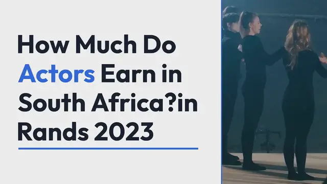 Video thumbnail for How Much Do Actors Earn in South Africa?