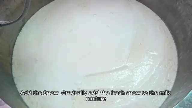 'Video thumbnail for snow cream recipe '