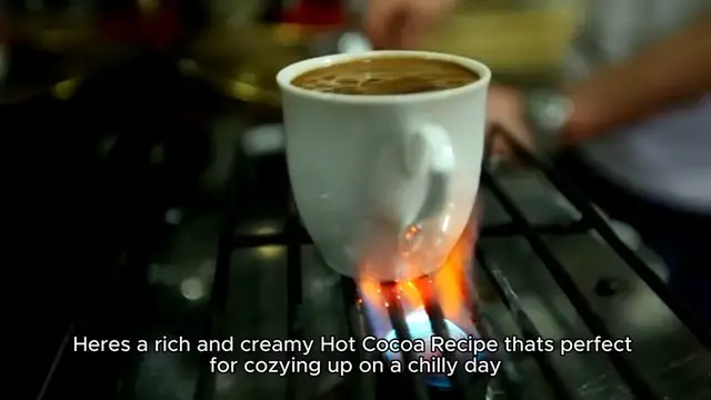 Video thumbnail for hot cocoa recipe