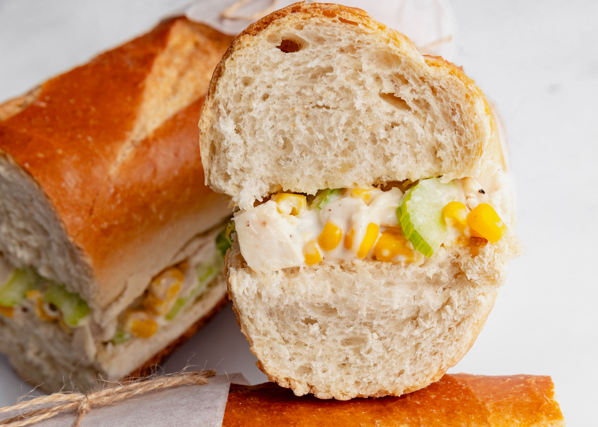 Video thumbnail for Best Chicken Sweetcorn Sandwich Filling