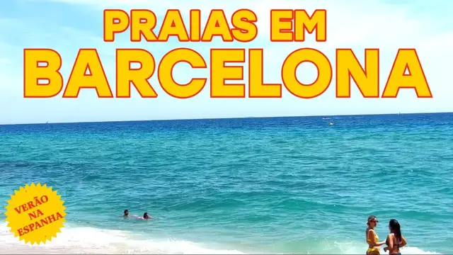'Video thumbnail for PRAIA INCRÍVEL EM BARCELONA!'