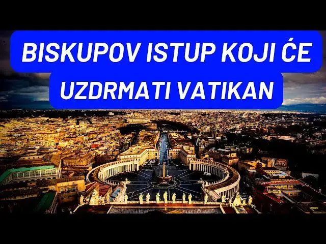 Video thumbnail for BISKUPOVA IZJAVA KOJA ĆE UZDRMATI VATIKAN