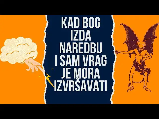 Video thumbnail for KAD BOG IZDA NAREDBU I SAM ĐAVAO JE MORA IZVRŠAVATI