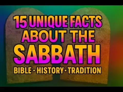 Video thumbnail for 15 Unique Facts About the Sabbath (Bible • History • Tradition)
