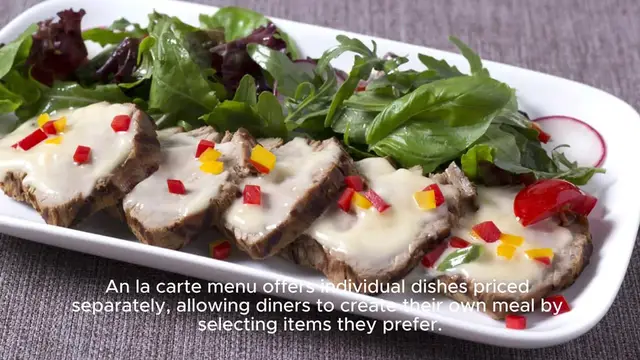 Video thumbnail for a la carte menu Price