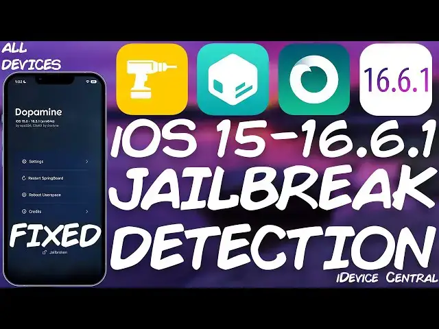 Video thumbnail for iOS 15 - 16.6.1 JAILBREAK DETECTION FIX RELEASED For Dopamine 2 Jailbreak (All Devices) - NEW METHOD