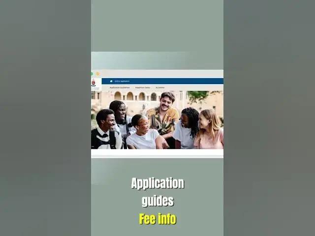 'Video thumbnail for University of Pretoria (UP) Online Application 2026 #Shorts'