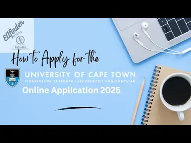 'Video thumbnail for UCT Online Application Guide 2025 (How to Apply)'