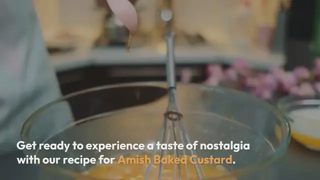 Video thumbnail for Amish Baked Custard