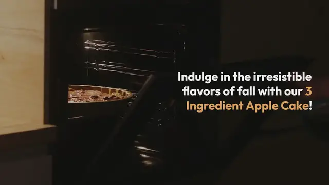 Video thumbnail for 3 Ingredient Apple Cake