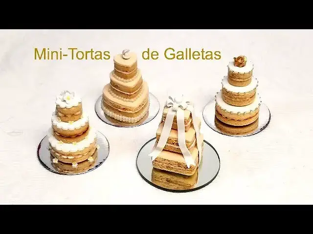 'Video thumbnail for Mini -Tortas de Galletas para Bodas o Matrimonios│Club de Reposteria'