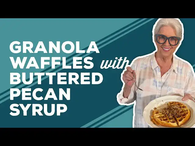 Video thumbnail for Love & Best Dishes: Corrie’s Granola Waffles with Buttered Pecan Syrup Recipe | Brunch Recipes Ideas