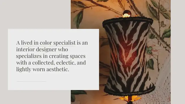 Video thumbnail for What is lived in color specialist?