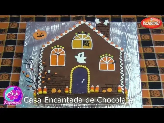 'Video thumbnail for Torta para Halloween como Casa Encantada de Chocolate│Club de Reposteria'