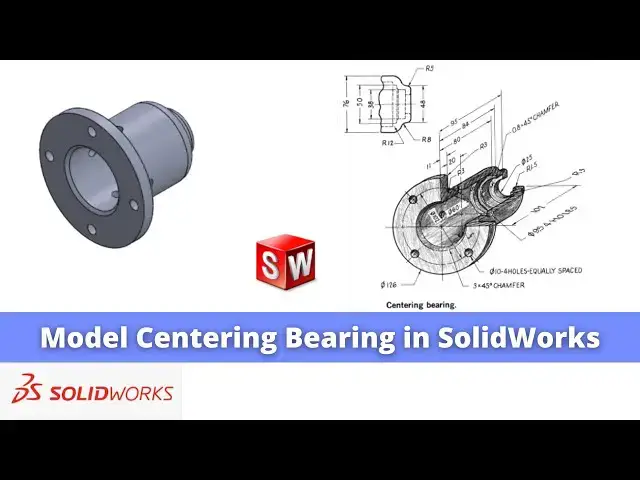 'Video thumbnail for Model Centering Bearing in SolidWorks | SolidWorks Tutorial | SolidWorks Part Modeling |'