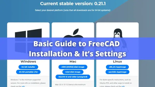 'Video thumbnail for Basic Guide to FreeCAD Installation & It’s Settings | FreeCAD | FreeCAD Settings |'