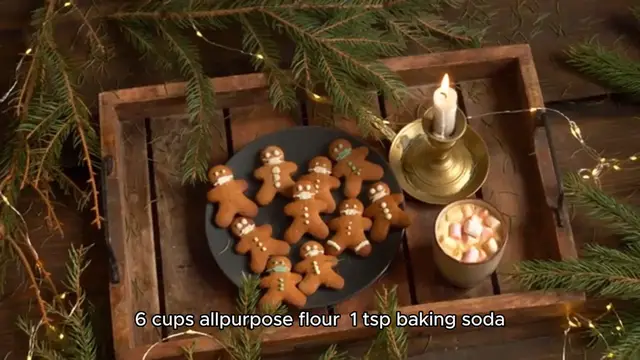 Video thumbnail for gingerbread house recipe
