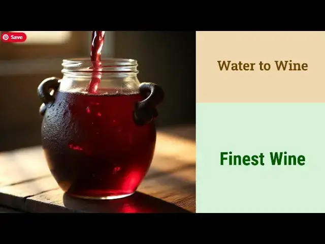 'Video thumbnail for Miracles of Jesus Water into Wine'