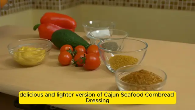 Video thumbnail for _ Lighter Cajun Seafood Cornbread Dressing