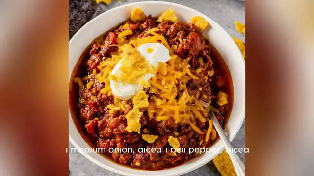 Video thumbnail for homemade chili recipe