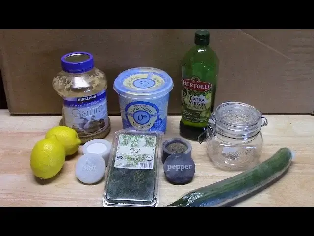 Video thumbnail for TZATZIKI SAUCE | SO SIMPLE EASY DELICIOUS