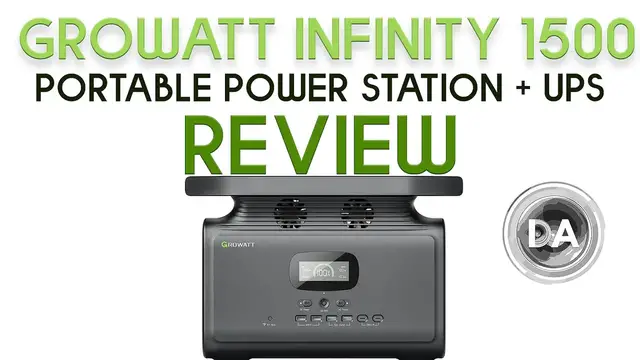 Video thumbnail for Growatt Infinity 1500 Portable Power Station and UPS Review