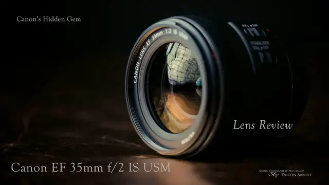 Video thumbnail for Canon EF 35mm f/2 IS USM Review - Canon's Hidden Gem