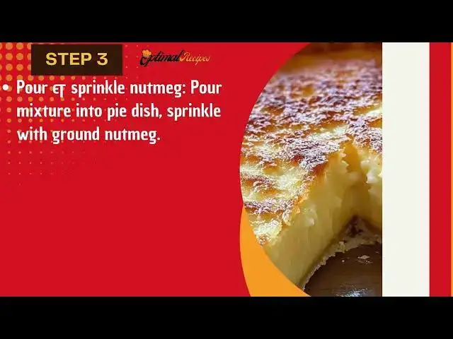 Video thumbnail for Old Fashioned Egg Custard Pie Recipe – Homemade Dessert