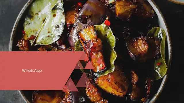 Video thumbnail for Sticky Indonesische Aubergine (Terong Blado)