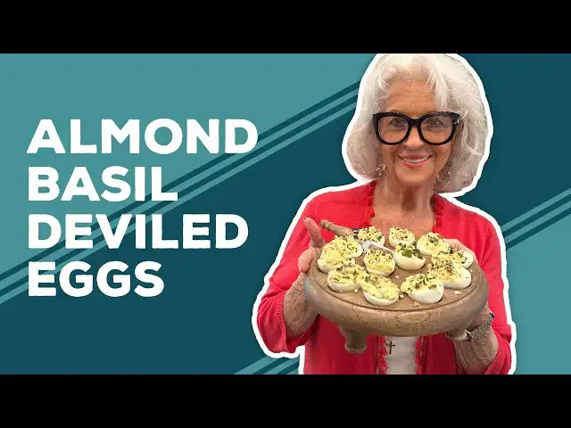 Video thumbnail for Love & Best Dishes: Almond Basil Deviled Eggs Recipe | Memorial Day Cookout Side Dish Ideas