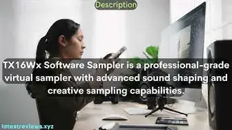 Video thumbnail for Creative Sampling TX16Wx Software Sampler