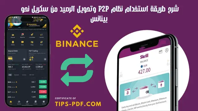 Video thumbnail for شرح طريقة استخدام نظام P2P وتحويل الرصيد من سكريل نحو بينانس