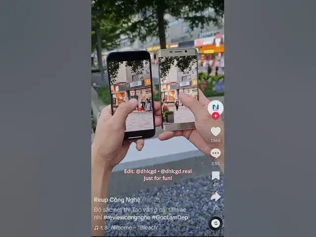 Video thumbnail for Khi iFan làm video so sánh kiểu... mang iPhone 14 Pro Max ra so với... Samsung đời tống!!! 😳 #dhlcgd