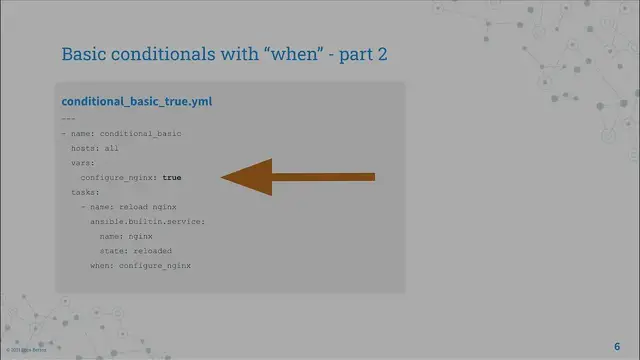 Video thumbnail for 08 ansible conditional