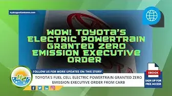 Video thumbnail for Toyota Makes History with Revolutionary Zero Emission Executive Order