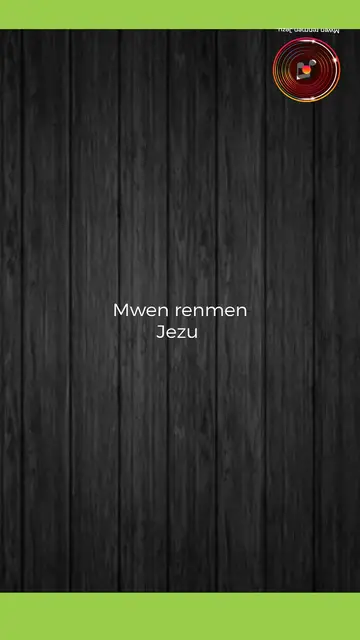 'Video thumbnail for Mwen renmen Jezu '