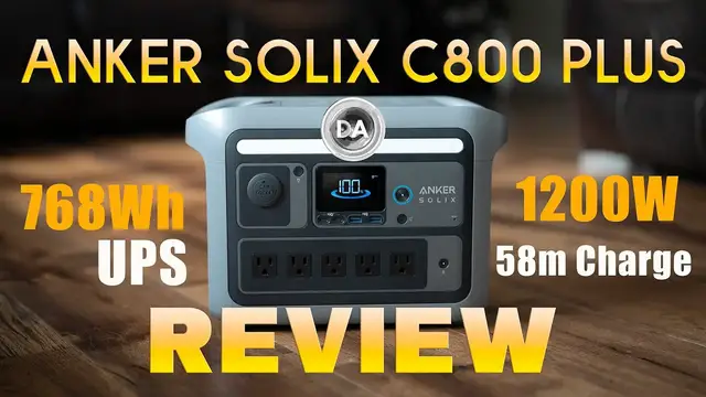 'Video thumbnail for Anker Solix C800 Plus Portable Power Station Review | A Camper's Best Friend?'