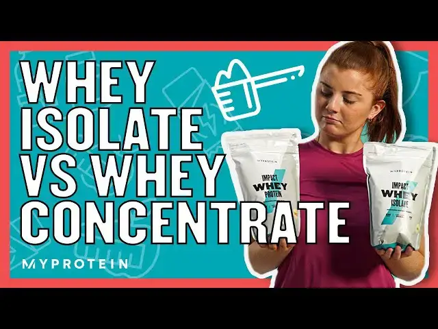 'Video thumbnail for The Differences Between Whey Concentrate and Whey Isolate | Nutritionist Explains... | Myprotein'