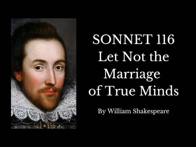 Video thumbnail for The Most Beautiful Love Poem Ever Written | William Shakespeare | Sonnet 116
