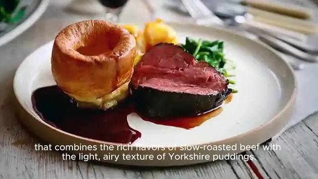 Video thumbnail for Roast Beef with Yorkshire Pudding