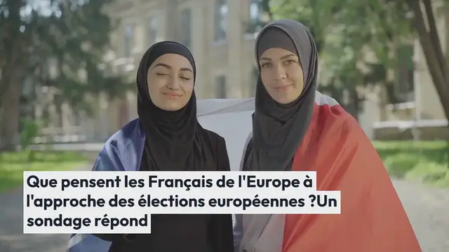 Video thumbnail for Que pensent les Français de l’Europe à l’approche des élections européennes ? Un sondage répond