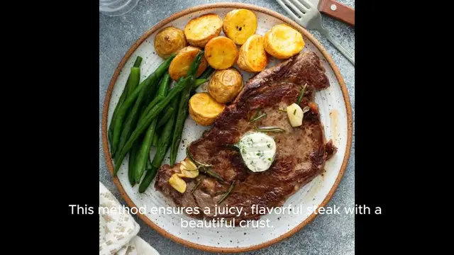 Video thumbnail for steak recipe