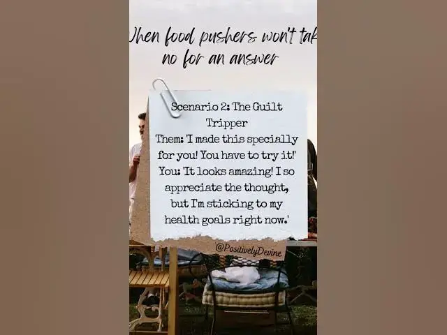 Video thumbnail for When food pushers won't take no for an answer